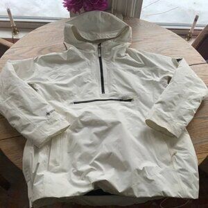 BURTON Gore-Tex pillowline anorak/ivory white/womens XL/non smoker